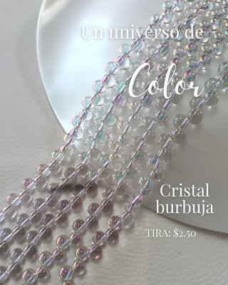 Cristal en forma de burbuja