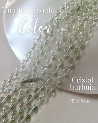 Cristal en forma de burbuja