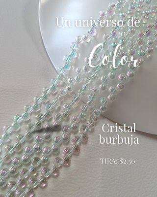 Cristal en forma de burbuja