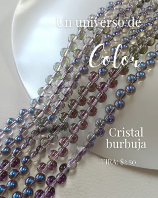Cristal en forma de burbuja