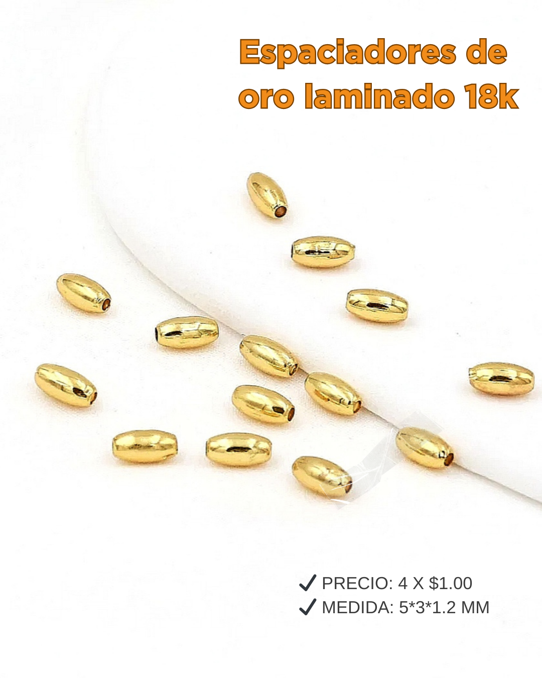 separador de oro laminado 18k