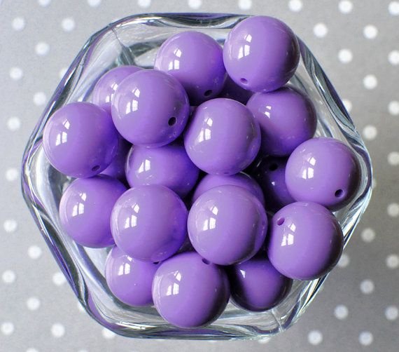 Gumball 20mm morado 5 x $1.00