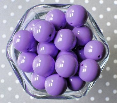 Gumball 20mm morado 5 x $1.00