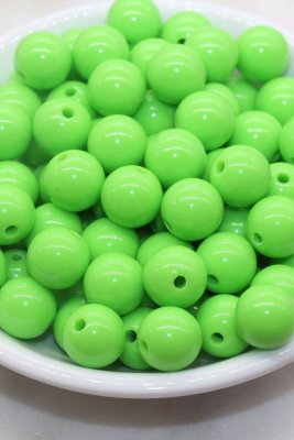 Gumball 20mm verde limón 5 x $1.00