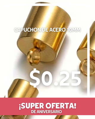Capuchón de acero inoxidable para cueros y cordobes